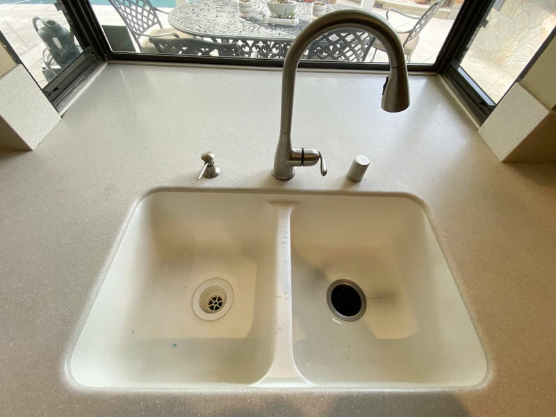 CORIAN Old Sink Replacement